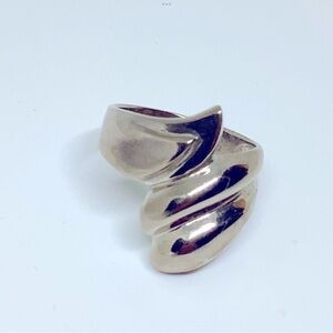925 Sterling Wrap Ring Sz 8